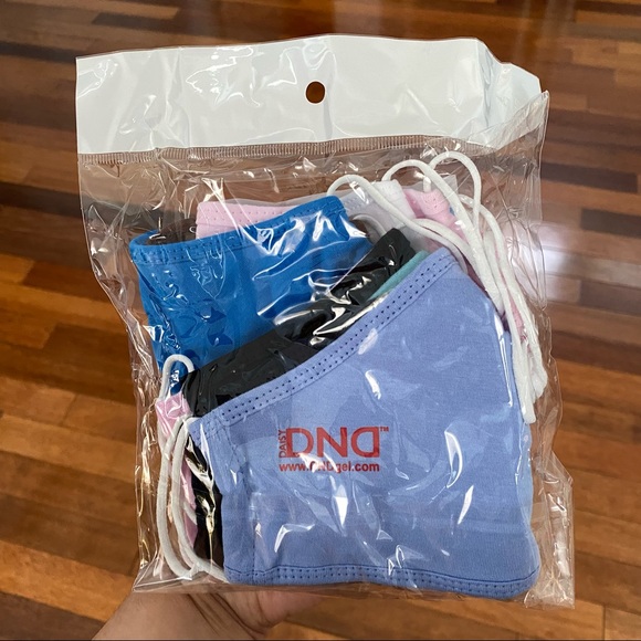 Daisy DND Reusable Cloth Adult Face Masks 10 Pcs Assorted Colors - Picture 4 of 4